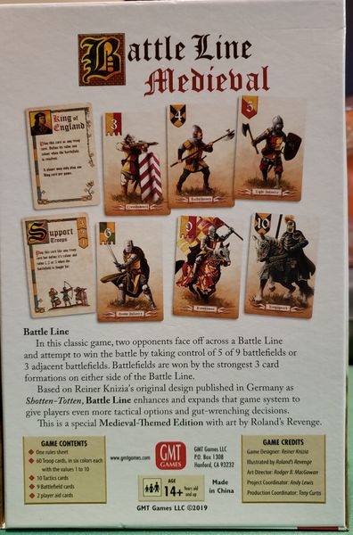 Battle Line Medieval Version - Good Games