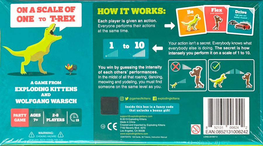 On A Scale Of One To T-Rex - Good Games