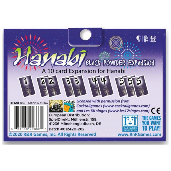 Hanabi Black Powder Expansion - Good Games