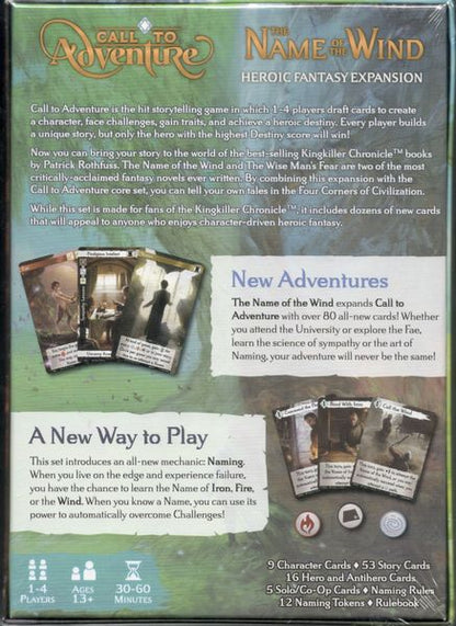 Call to Adventure The Name of the Wind - Good Games