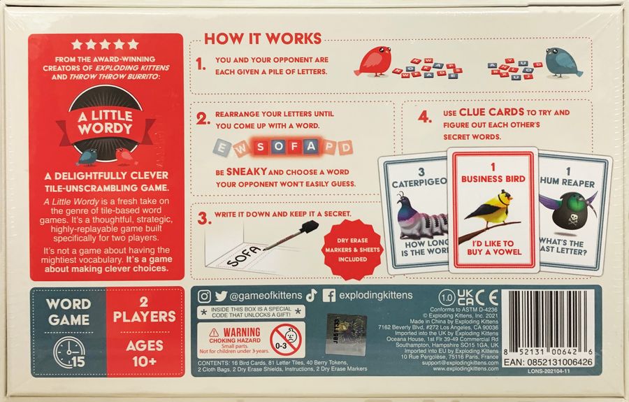 A Little Wordy - Good Games