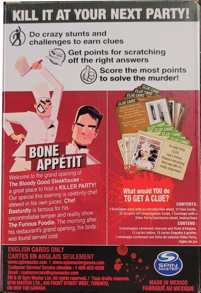Killer Party Bone Appetit - Good Games