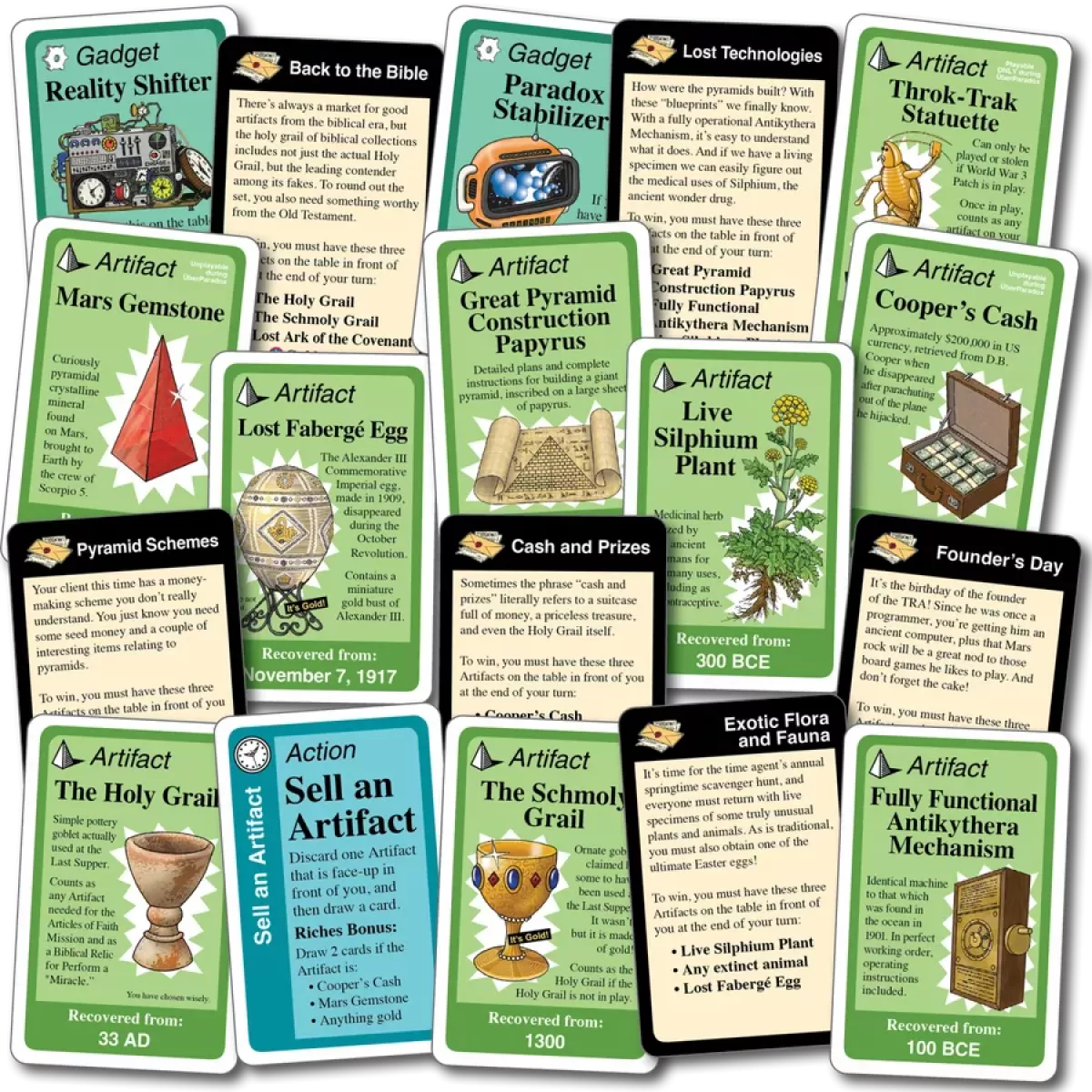 Chrononauts Missing Artifacts