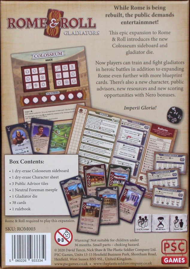 Rome and Roll Gladiators
