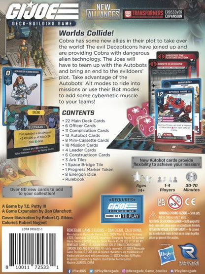 G.I. Joe Deck-Building Game - New Alliances - A Transformers Crossover Expansion - Good Games