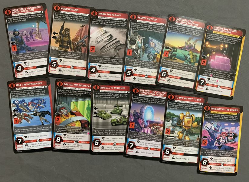 G.I. Joe Deck-Building Game - New Alliances - A Transformers Crossover Expansion