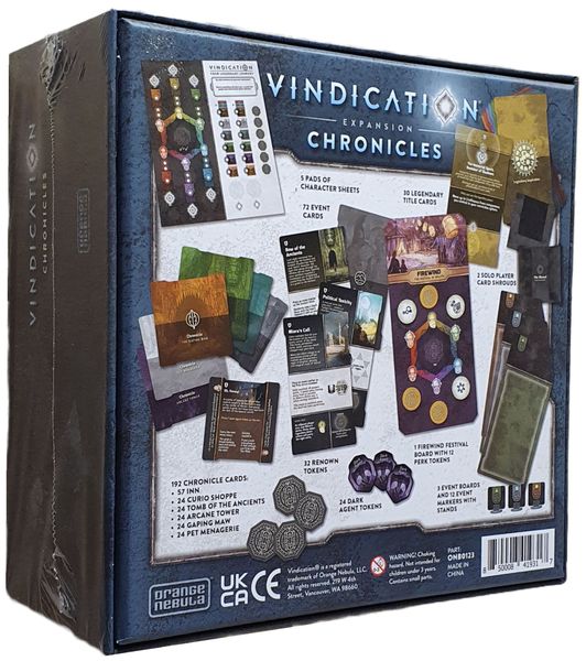 Vindication Chronicles Expansion (Preorder) - Good Games