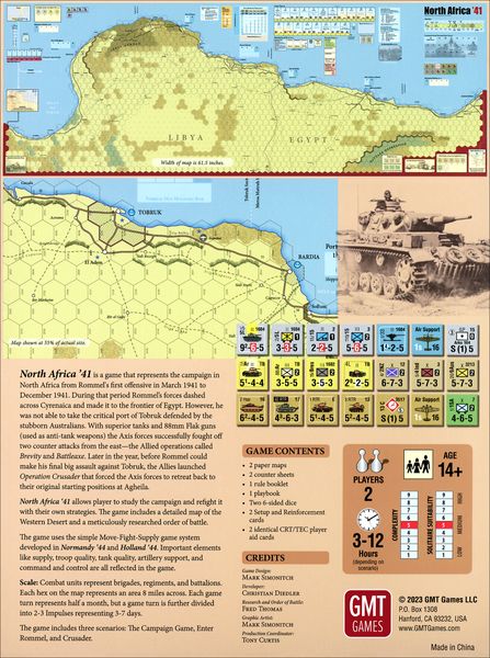 GMT Games - North Africa 41