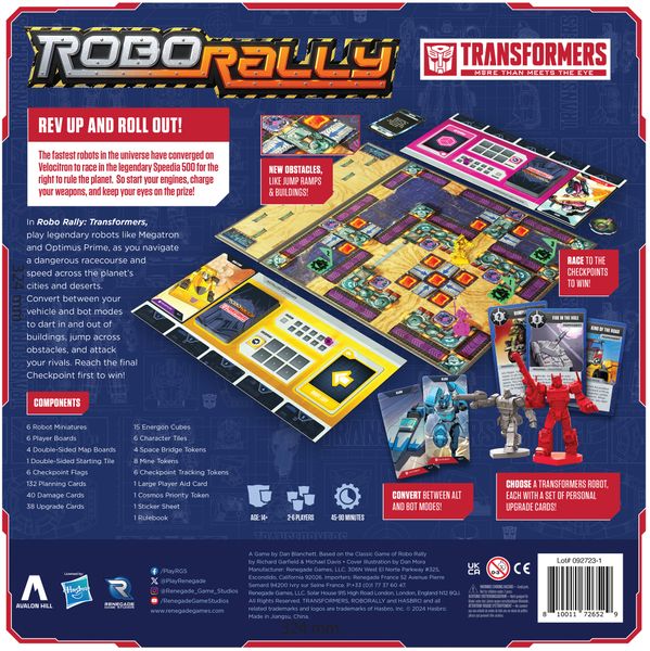 Robo Rally - Transformers - Good Games