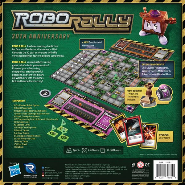Robo Rally - 30th Anniversary Edition - Good Games