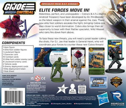 G.I. Joe Mission Critical - B.A.T. Assault Specialist Pack - Good Games