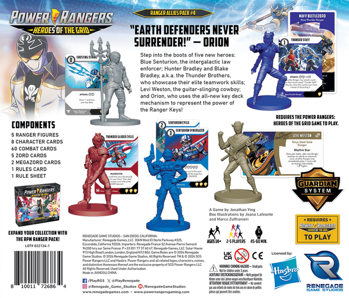Power Rangers Heroes of the Grid - Allies Pack #4