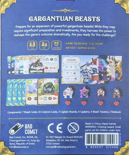 Wondrous Creatures Gargantuan Beasts Expansion - Good Games