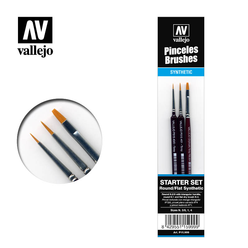 Vallejo Brushes - Starter Set 1 - Good Games