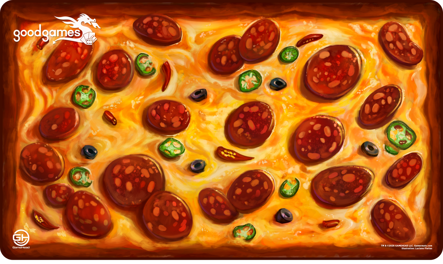 Gamermats Teenage Mutant Ninja Turtles Playmat - Pizza