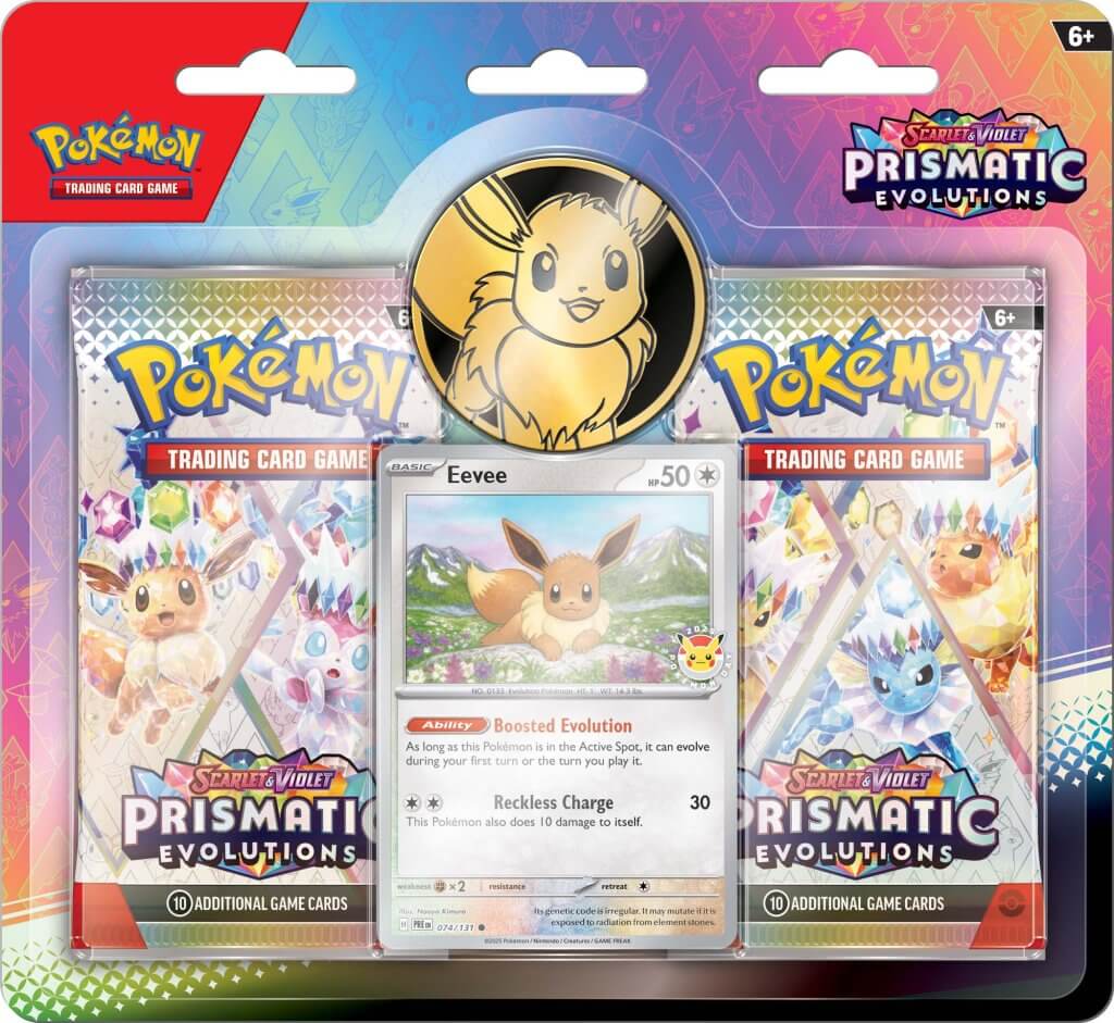 Pokemon TCG - Scarlet &amp; Violet Prismatic Evolutions 2-Pack Blister