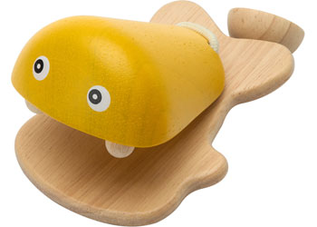 PlanToys - Fish Castanet (Yellow)