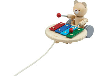 PlanToys - Pull-Along Musical Bear