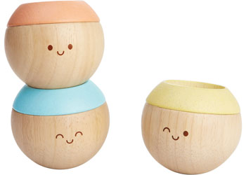 PlanToys - Sensory Tumbling Faces Set of 3