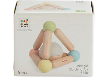PlanToys - Triangle Clutching Toy Pastels