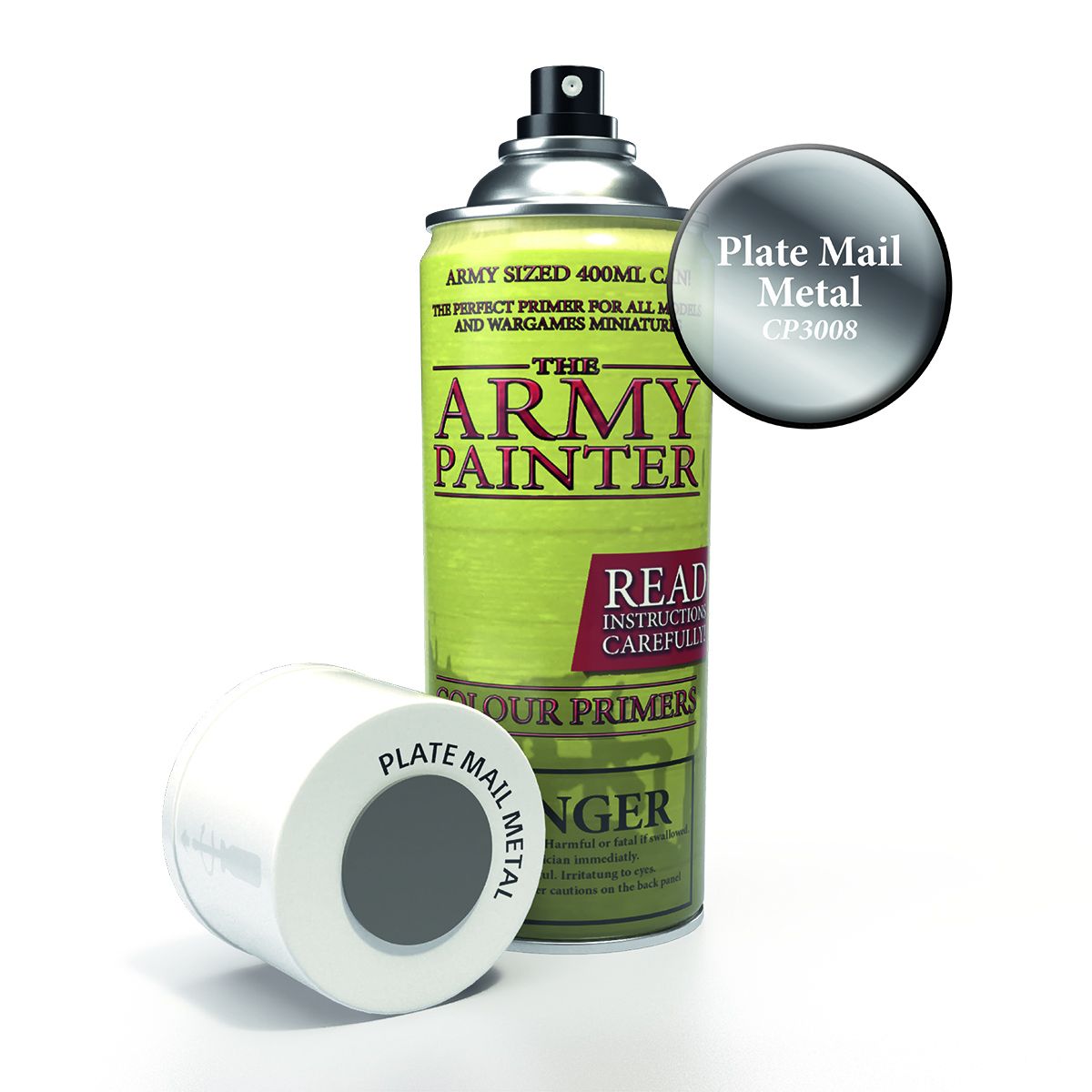 Army Painter Spray Primer - Plate Mail Metal 400ml - Good Games