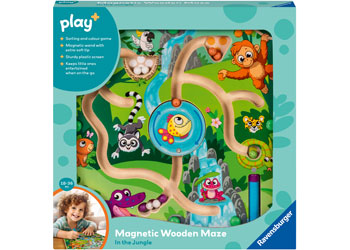 Play+ Magnetic Wooden Maze: In the Jungle