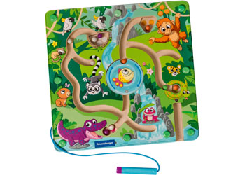 Play+ Magnetic Wooden Maze: In the Jungle