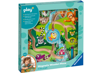 Play+ Magnetic Wooden Maze: In the Jungle