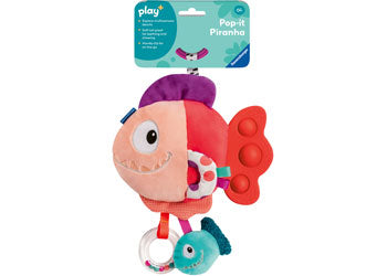 Play+ Pop-it Piranha (Red)