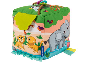Play+ Roll & Play Sound Cube: Wild Animals