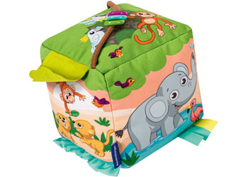 Play+ Roll & Play Sound Cube: Wild Animals