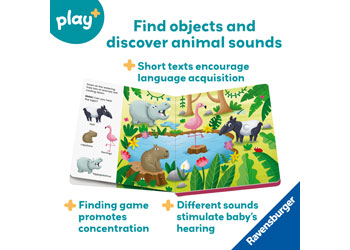 Play+ Shh...Who's there? Jungle Animals