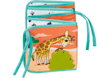 Play+ Tummy Time Book: Wild Animals