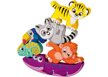 Play+ Wooden Touch & Play Puzzle: In the Jungle