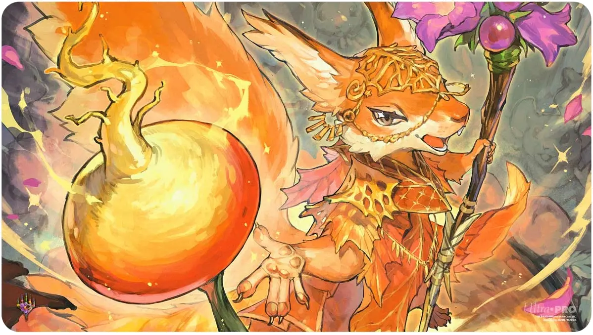 Bloomburrow Playmat for Magic The Gathering Hazel of the Rootbloom
