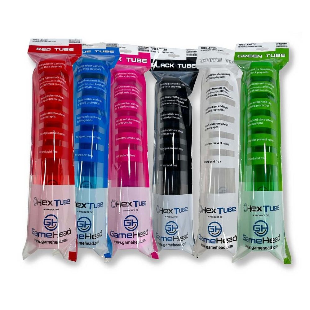 GamerMats: Playmat Hex Tube - GameHead (Preorder) - Good Games