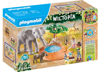 Playmobil - Elephant at the Water Hole (with Water Shoot Mechanism)