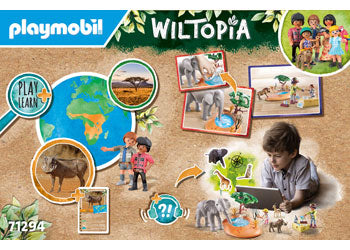 Playmobil - Elephant at the Water Hole (with Water Shoot Mechanism)