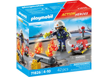 Playmobil - Firefighter with Water Pump