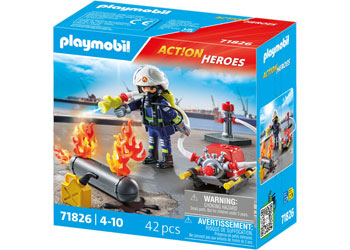 Playmobil - Firefighter with Water Pump