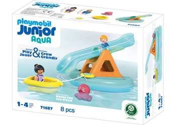 Playmobil - Junior Aqua: Water Seesaw - Boat