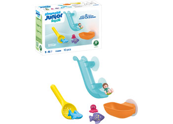 Playmobil - Junior Aqua: Water Slide-Sea Animal