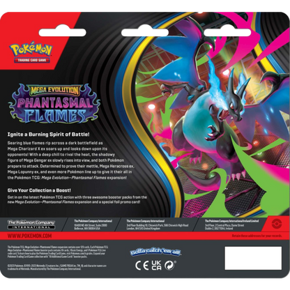 Pokémon TCG Phantasmal Flames Three Booster Blister - Sneasel