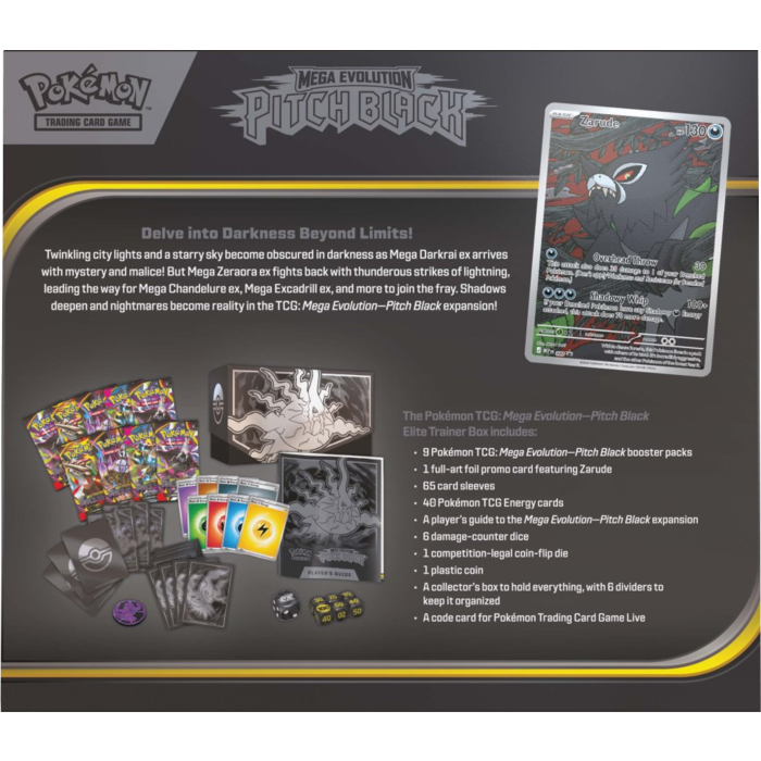 Pokemon TCG - Pitch Black Elite Trainer Box (Preorder)  Good Games