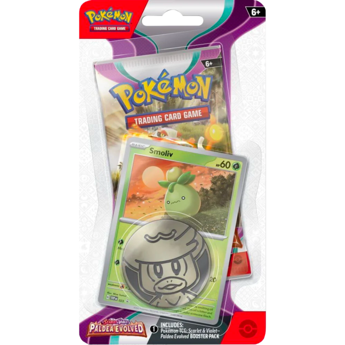 Pokemon TCG - Scarlet &amp; Violet - Paldea Evolved - Checklane Blister - Good Games