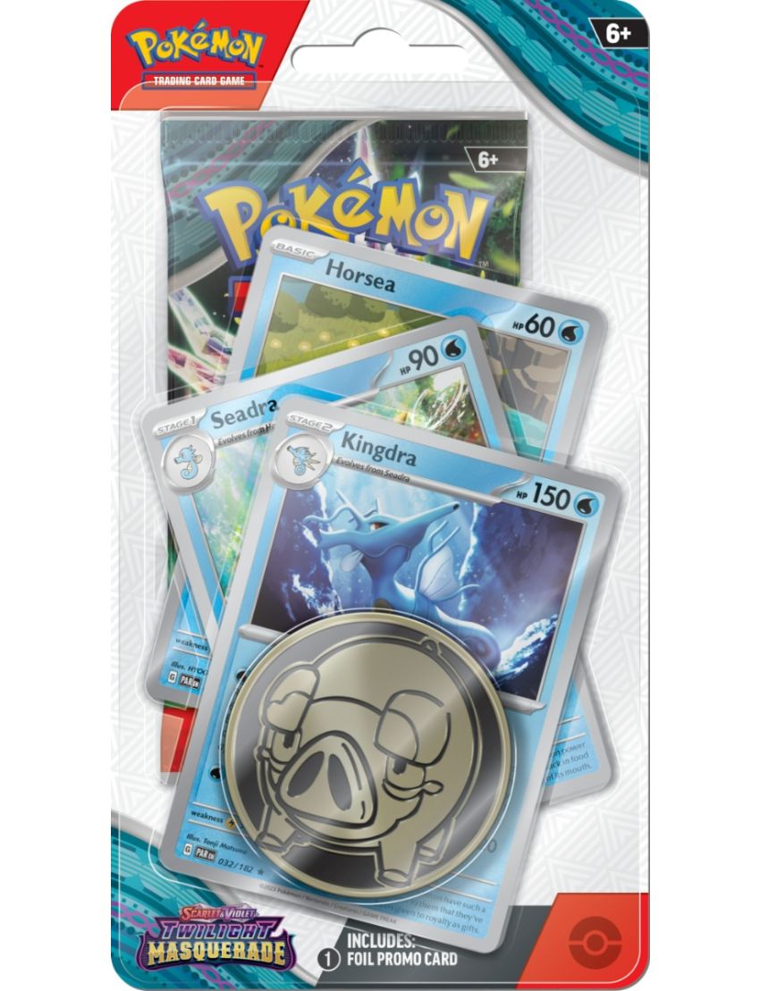 Pokemon TCG - Twilight Masquerade Premium checklane Booster - Kingdra - Good Games