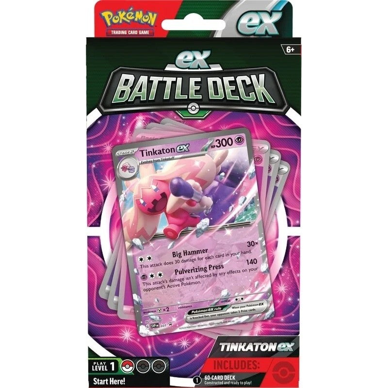 Pokemon TCG - Tinkaton ex Battle Deck