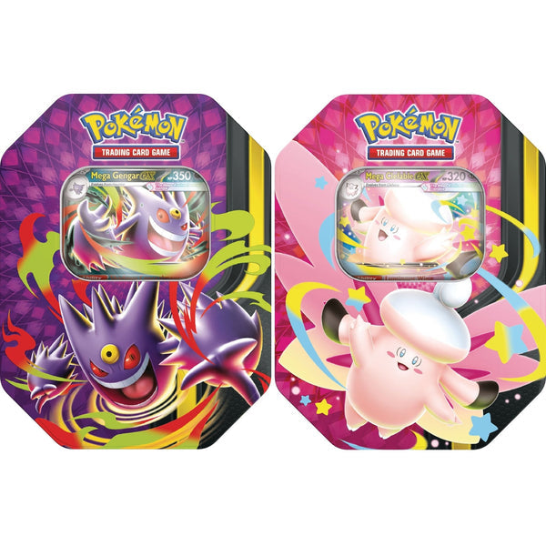 Pokemon TCG - Mega Moonlight Tin Display