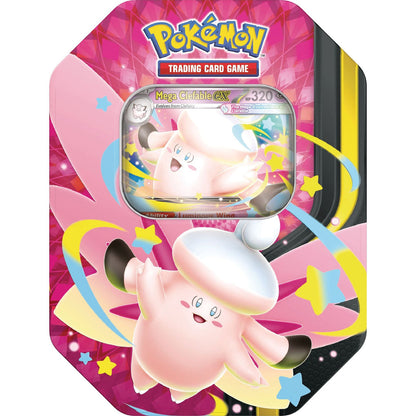 Pokemon TCG - Mega Moonlight Tin Display