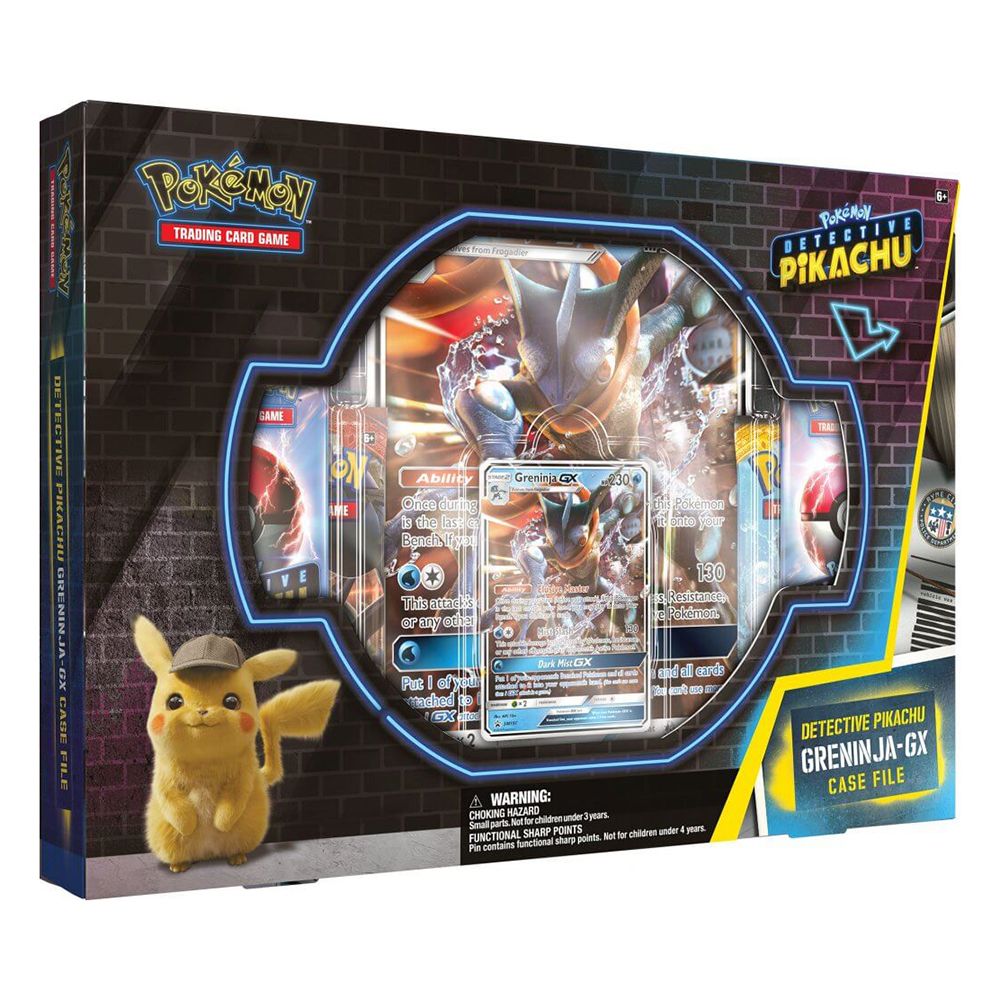 Pokemon TCG - Sun &amp; Moon - Detective Pikachu Greninja Gx Case File